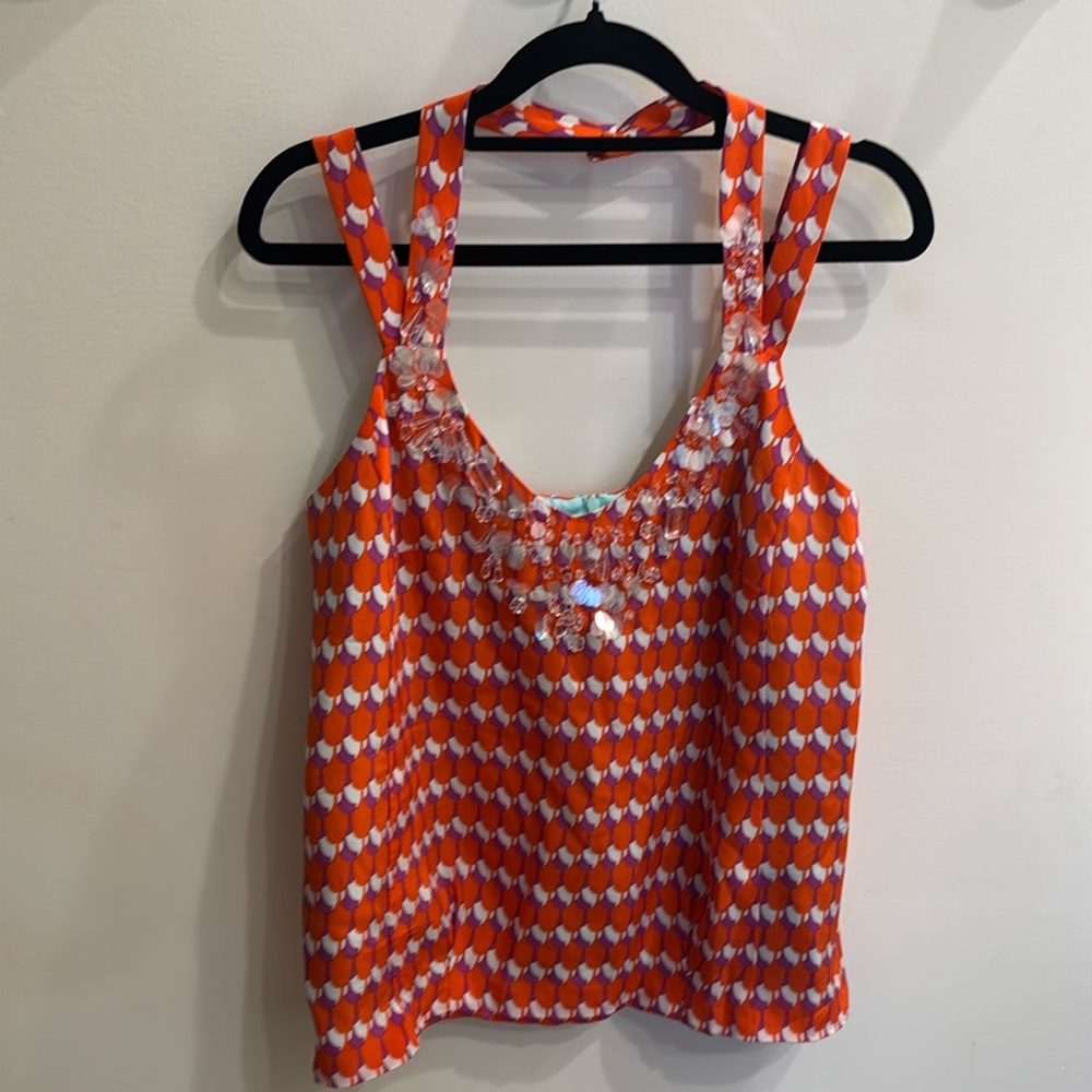Vintage Nanette lepore silk top size 2 xs EUC gorgeous